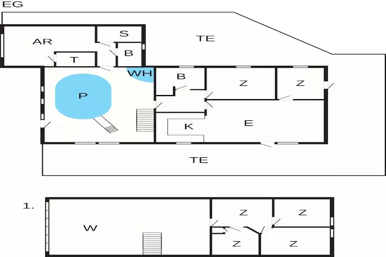 Zeezijde ontsnapping met uitzicht -- By Traum Ferienwohnungen - Plattegrond