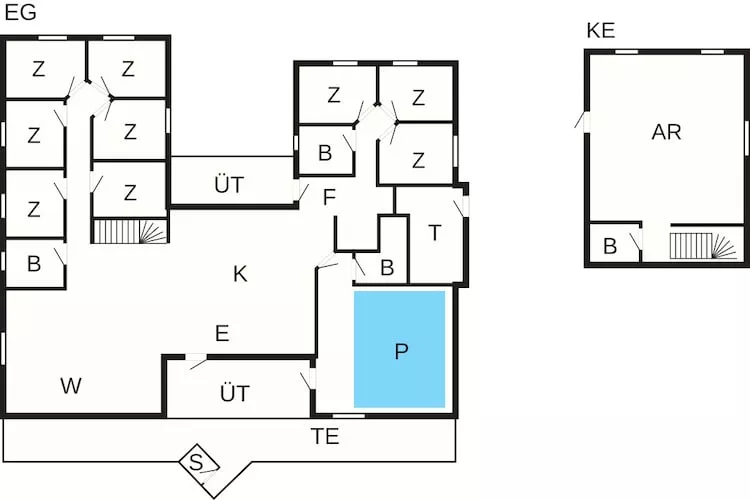 5 sterren vakantie huis in Højslev - Plattegrond
