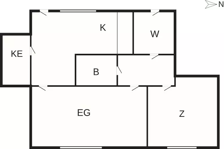 Charmant toevluchtsoord in Ringkobing - Plattegrond