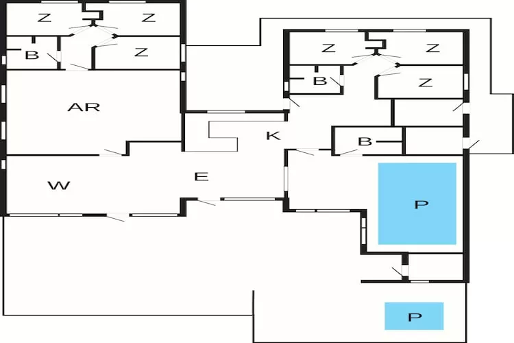 5 sterren vakantie huis in Sydals - Plattegrond