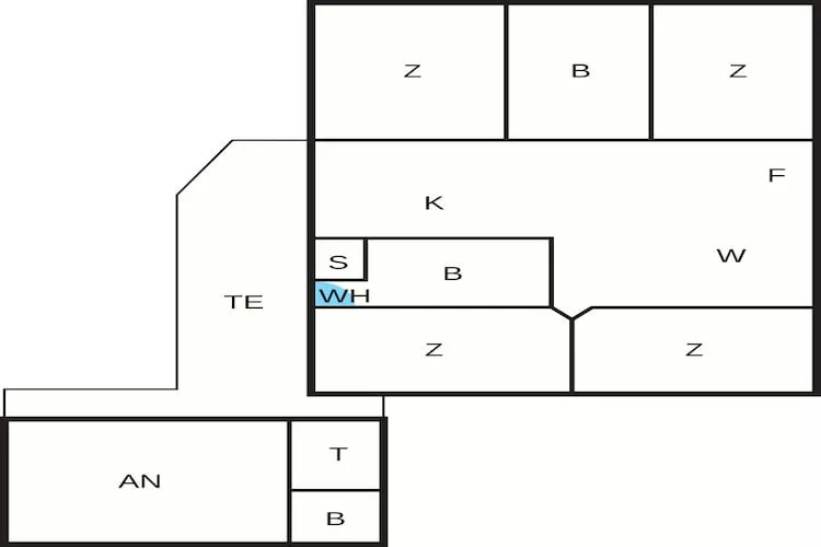 4 sterren vakantie huis in Løkken - Plattegrond
