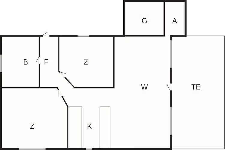 4 sterren vakantie huis in Hejls - Plattegrond