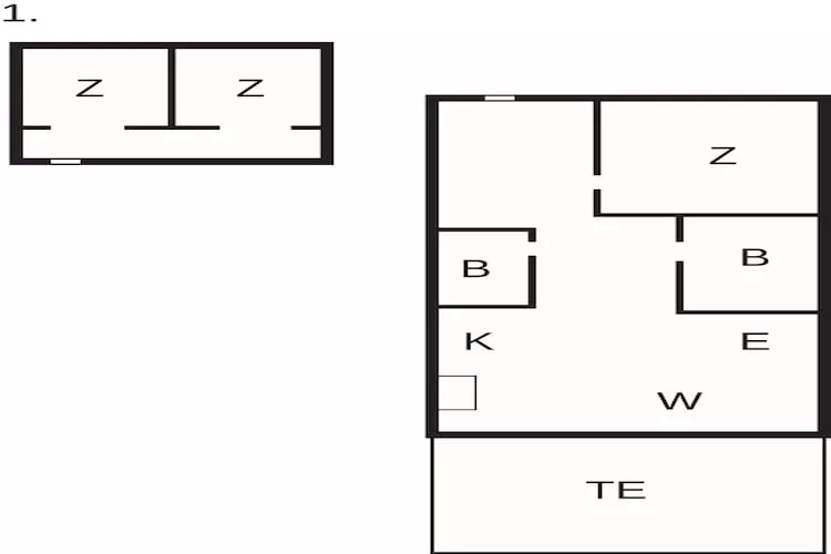 6 Personen vakantie huis in Brovst - Plattegrond