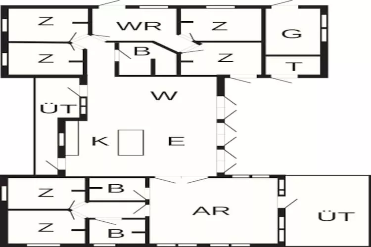 5 sterren vakantie huis in Ansager - Plattegrond