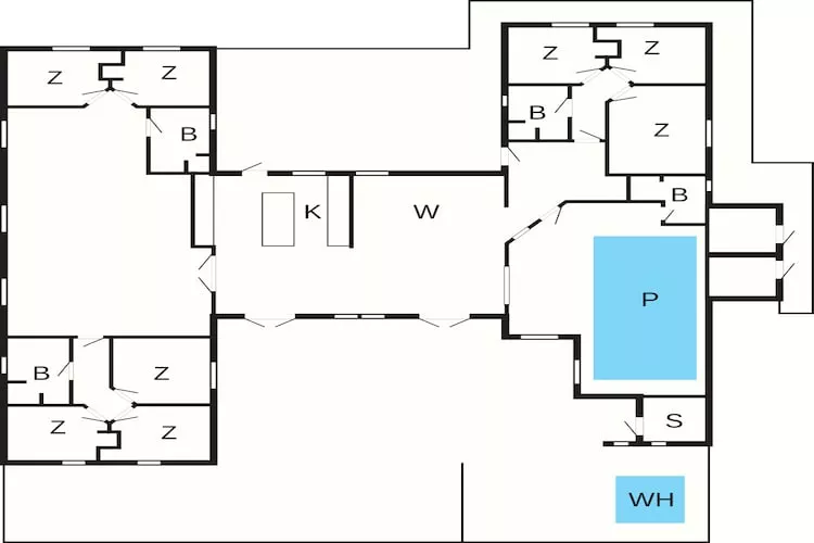 5 sterren vakantie huis in Løkken - Plattegrond
