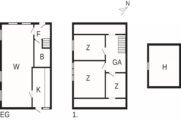 6 Personen vakantie huis in Marstal - Plattegrond