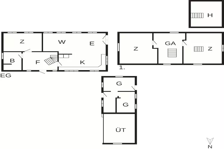 5 sterren vakantie huis in Løkken - Plattegrond