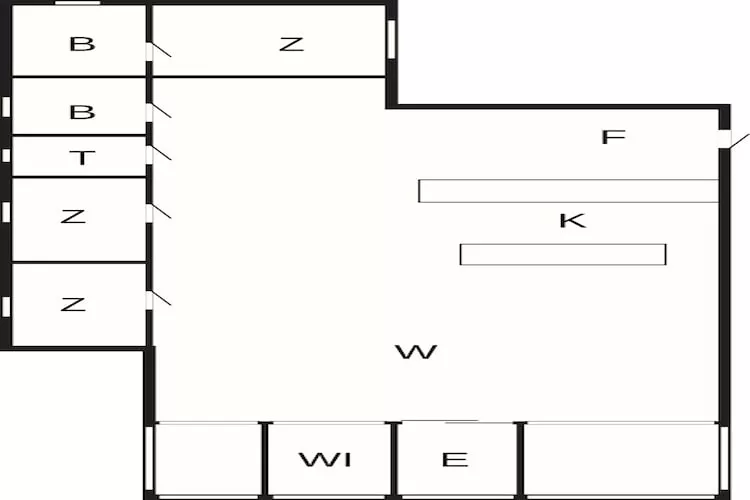 4 sterren vakantie huis in - Plattegrond