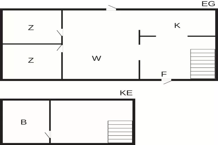 Vakantiehuis aan het water in Osby - Plattegrond