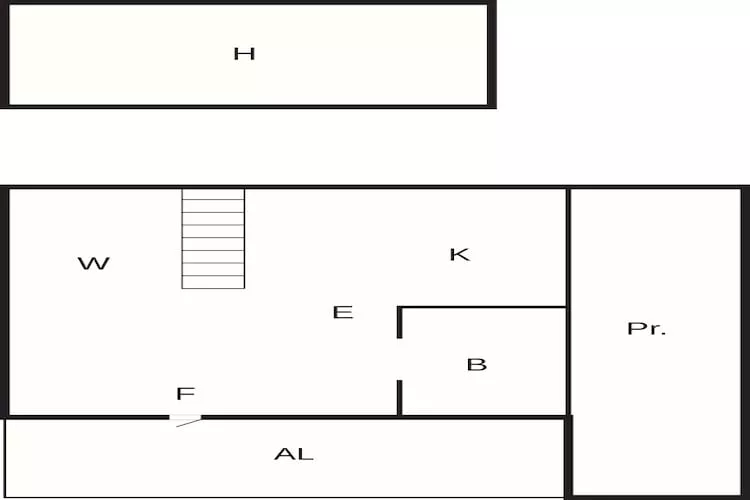 Appartement aan zee in de buurt van Borgholm - Plattegrond