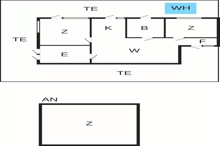 5 sterren vakantie huis in Skummeslövsstrand - Plattegrond