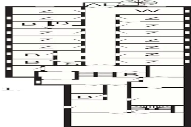Standard enkeltværelse - Plattegrond