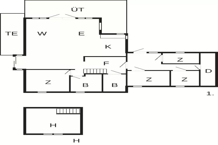 10 Personen vakantie huis in NORDTORPA - Plattegrond