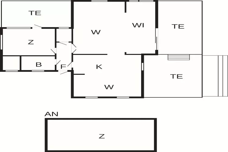 6 Personen vakantie huis in HJÄRNARP - Plattegrond