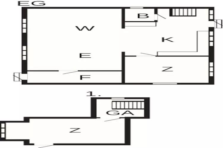 6 Personen vakantie huis in Løkken - Plattegrond