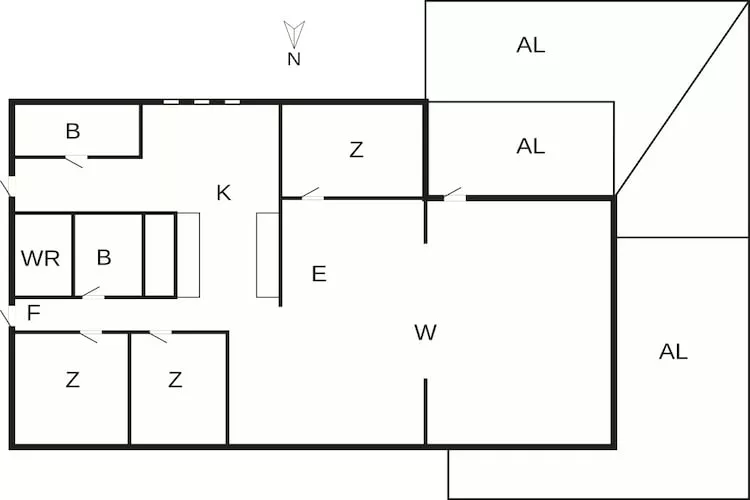 4 sterren vakantie huis in HENÅN - Plattegrond