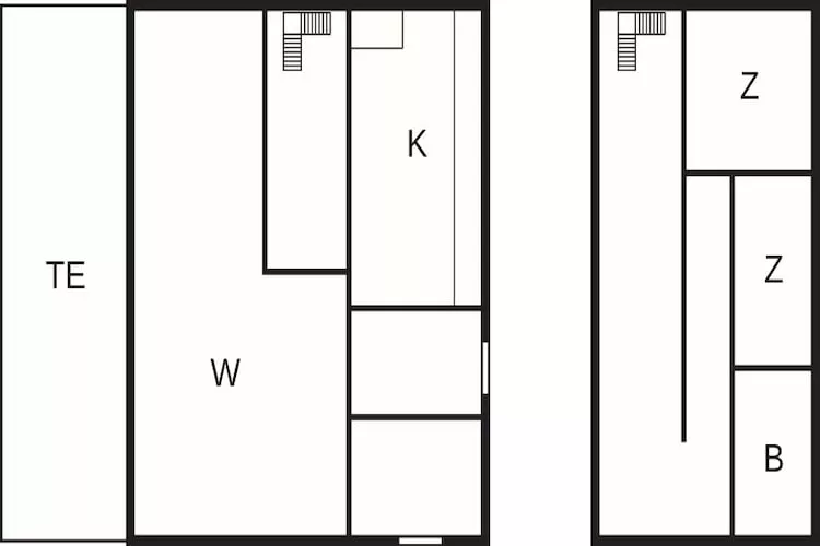 4 Personen vakantie huis in Thyborøn - Plattegrond