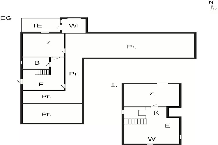6 Personen vakantie huis in Thisted - Plattegrond