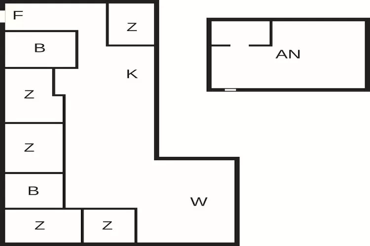 5 sterren vakantie huis in Saltum - Plattegrond