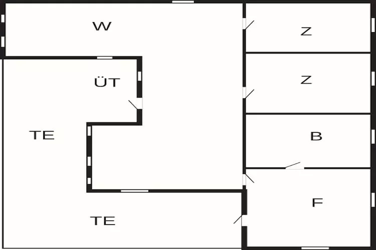 Kusthut met hottub - Plattegrond