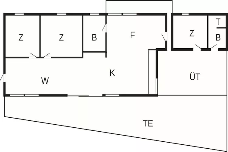 5 sterren vakantie huis in Engesvang - Plattegrond