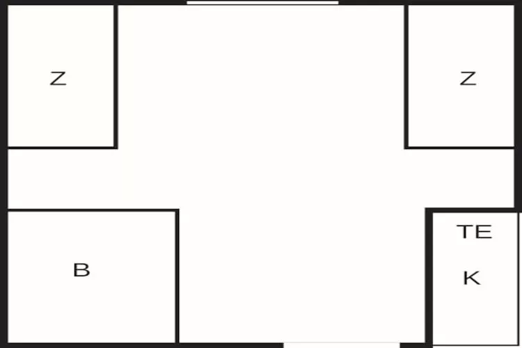 2 Personen vakantie huis in Ansager - Plattegrond