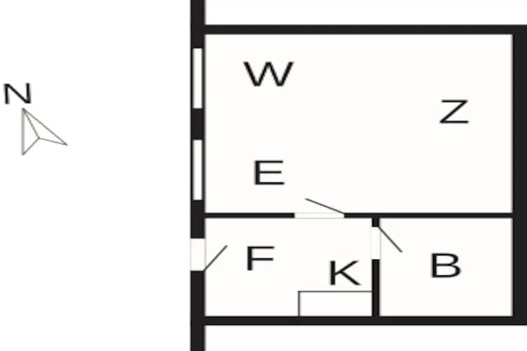 4 Personen vakantie huis in Højer - Plattegrond