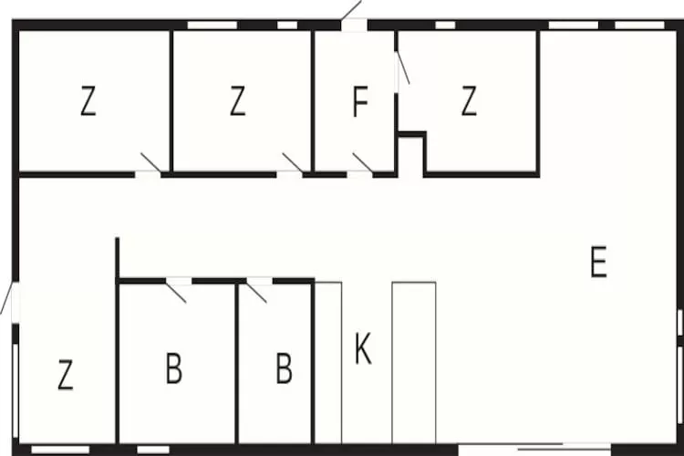 5 sterren vakantie huis in Saltum - Plattegrond