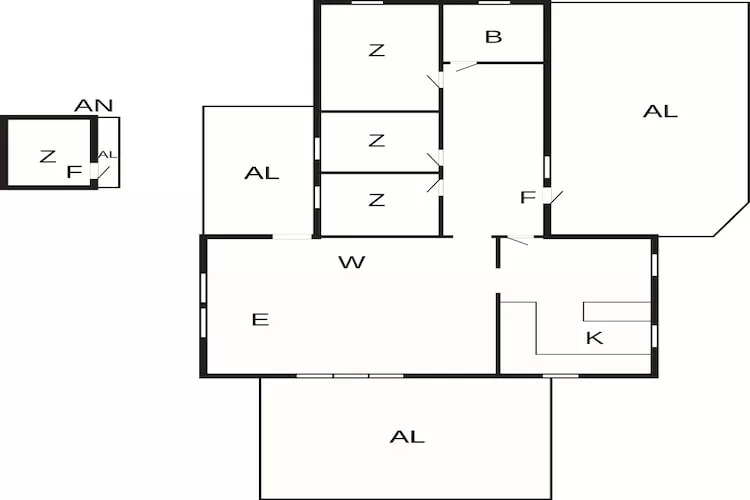 6 Personen vakantie huis in LÖTTORP - Plattegrond