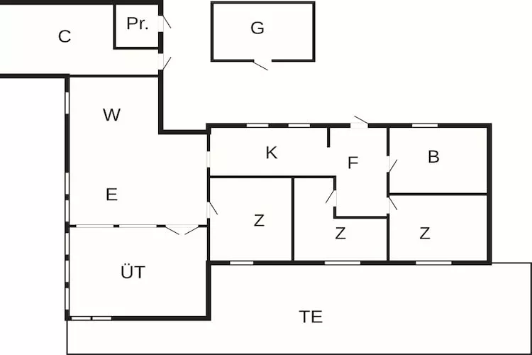 6 Personen vakantie huis in Løgstør - Plattegrond