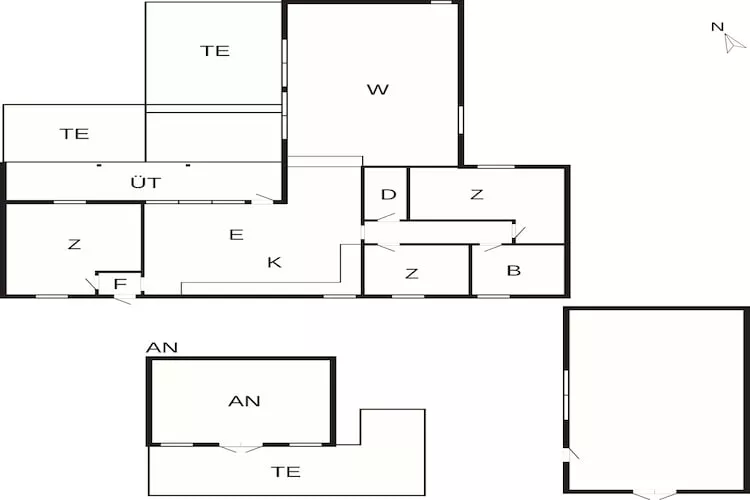 8 Personen vakantie huis in Vejby - Plattegrond