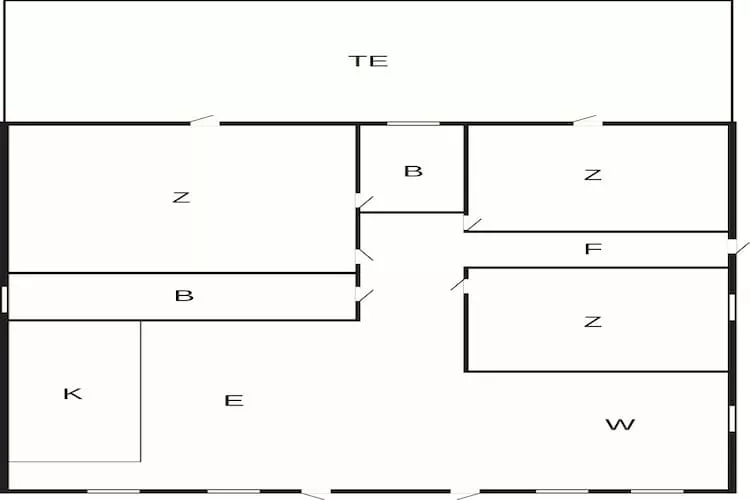 6 Personen vakantie huis in Dannemare - Plattegrond