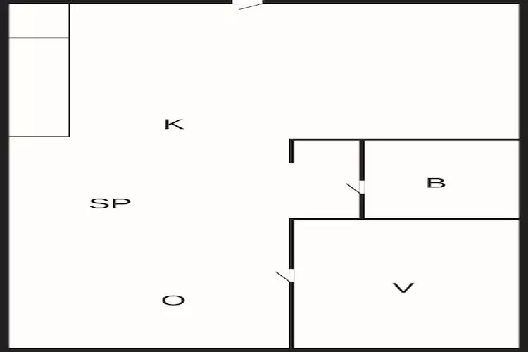 Hejlsminde Gem met uitzicht op zee - Plattegrond
