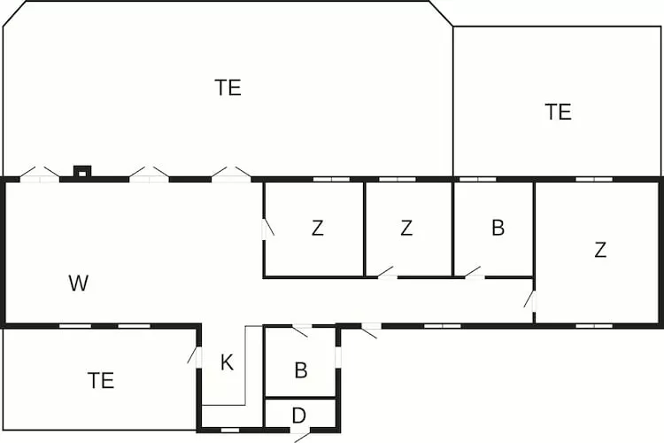 4 sterren vakantie huis in Vig - Plattegrond