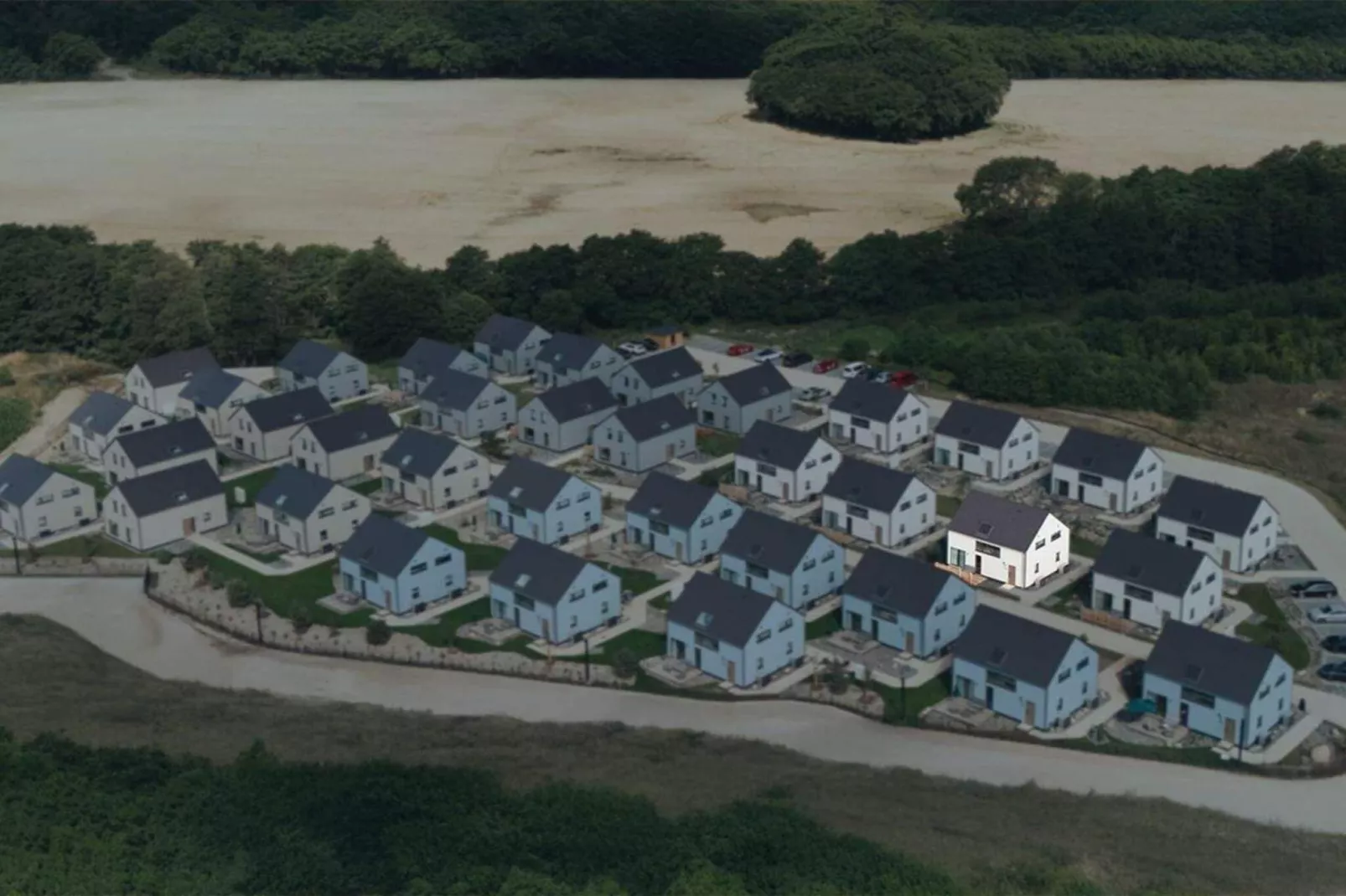 Stijlvol huis in het Rügen Resort - Uitzicht