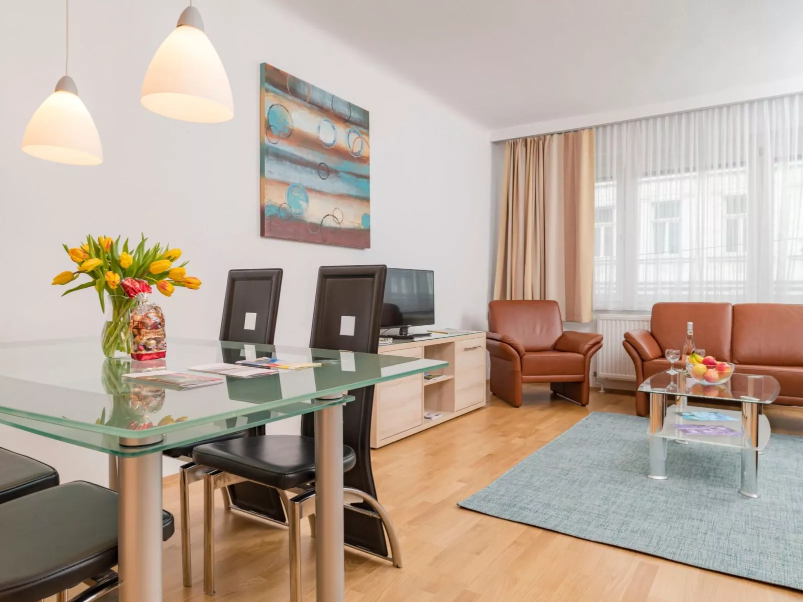 Appartement mit Balkon