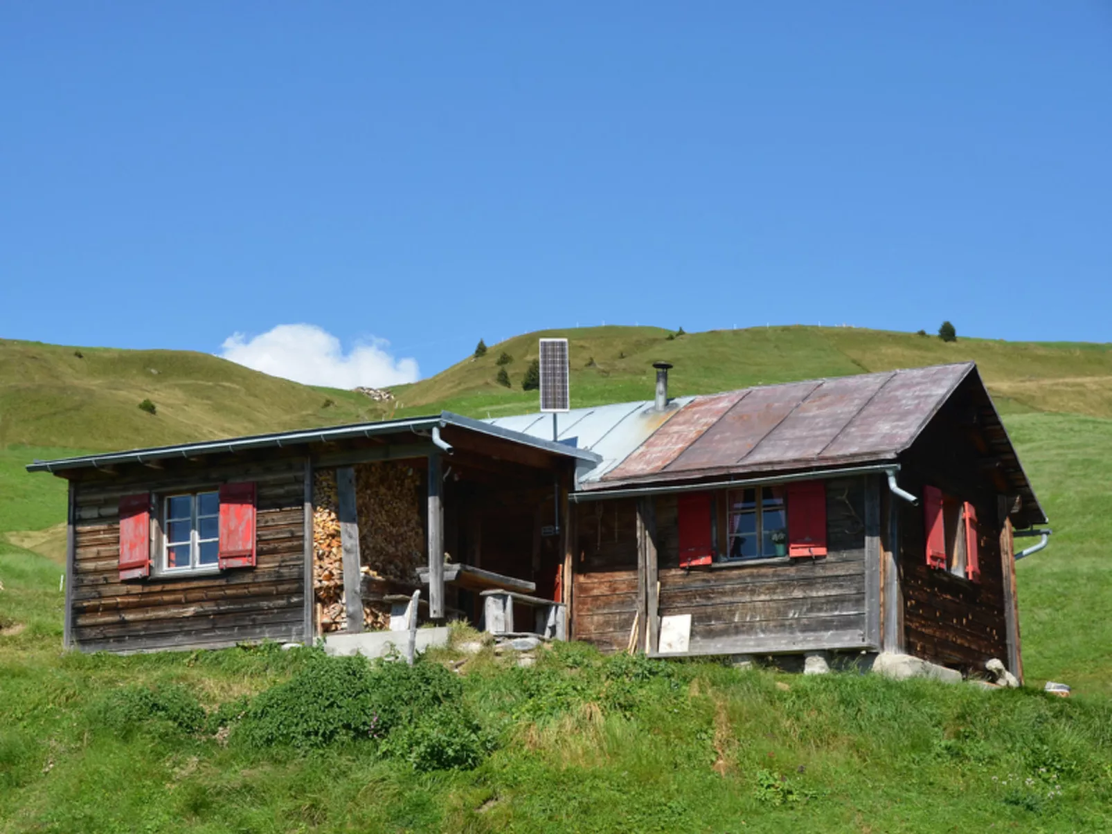Maiensäss Dros, (Mathon).