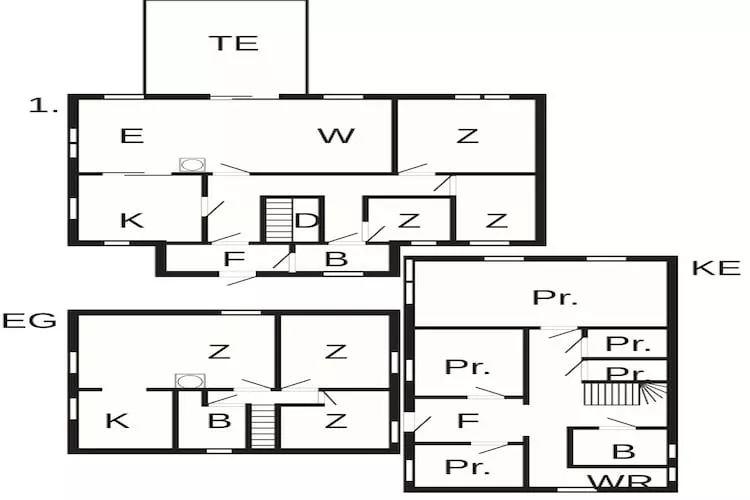 10 persoons vakantie huis in MIDSUND - Plattegrond