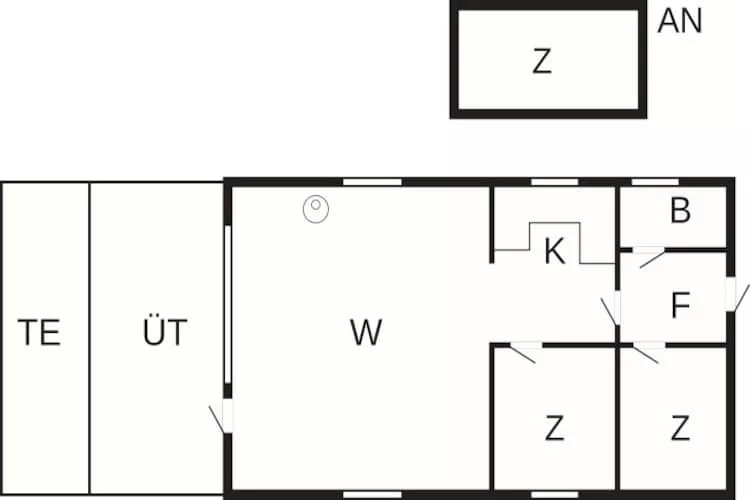 5 persoons vakantie huis in Stege-By Traum - Plattegrond