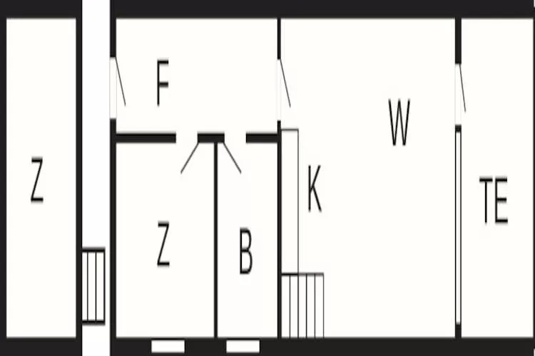 2½ vær.,2.sal,Standard - Plattegrond