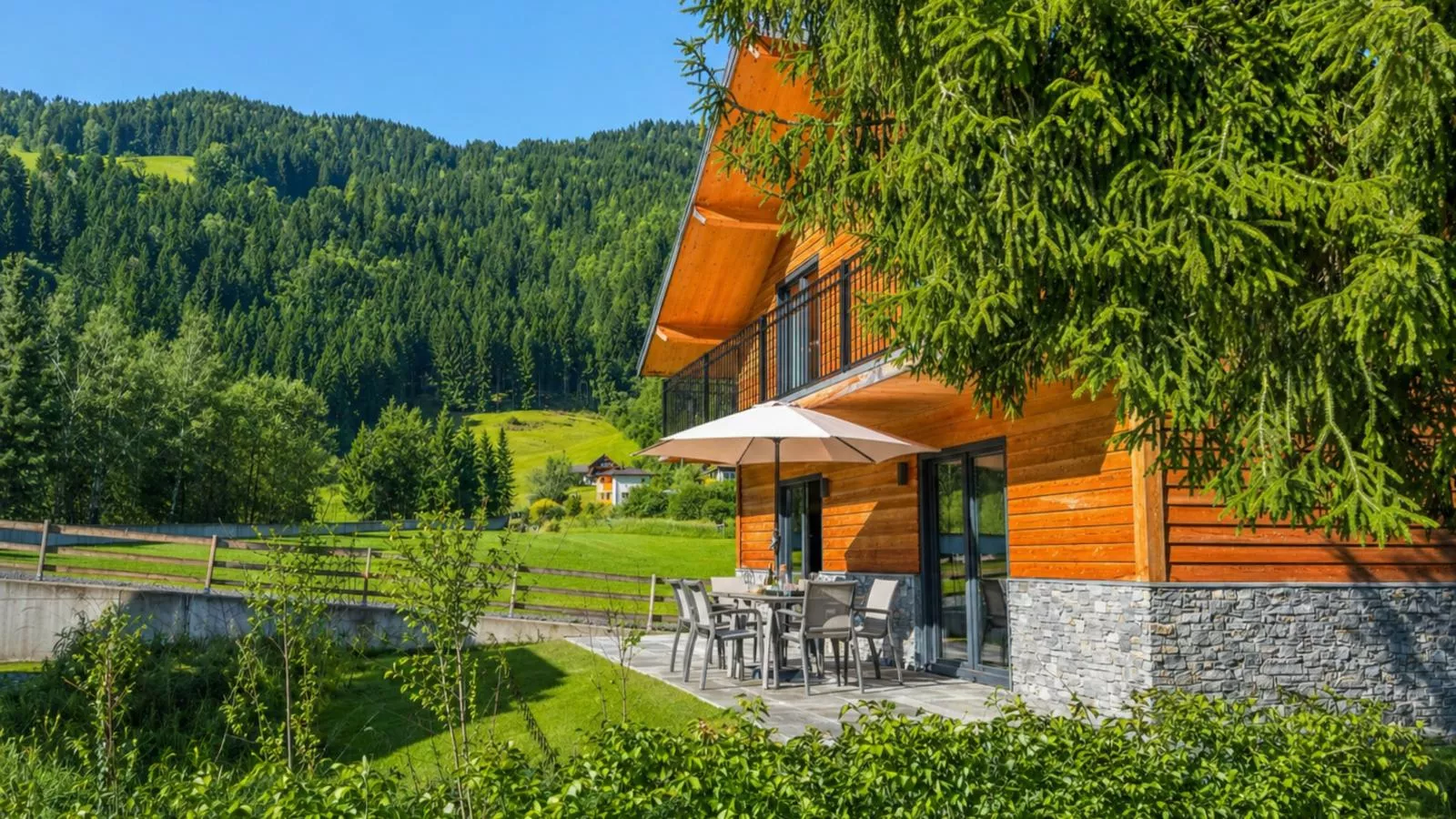 Am Afritzer See - Uitzicht zomer