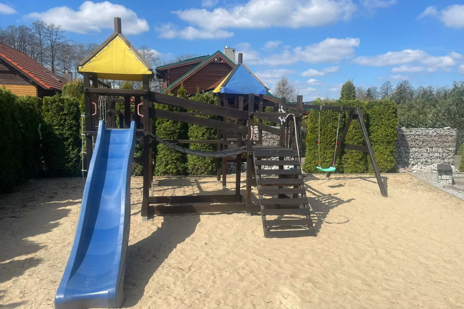 Domek JĘDREK dla max 6 osób Lubrza - Tuinen zomer