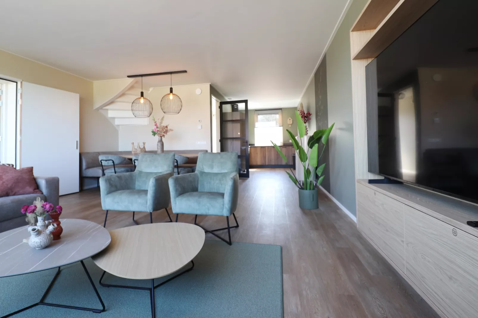 Moderne villa op het Friese platteland