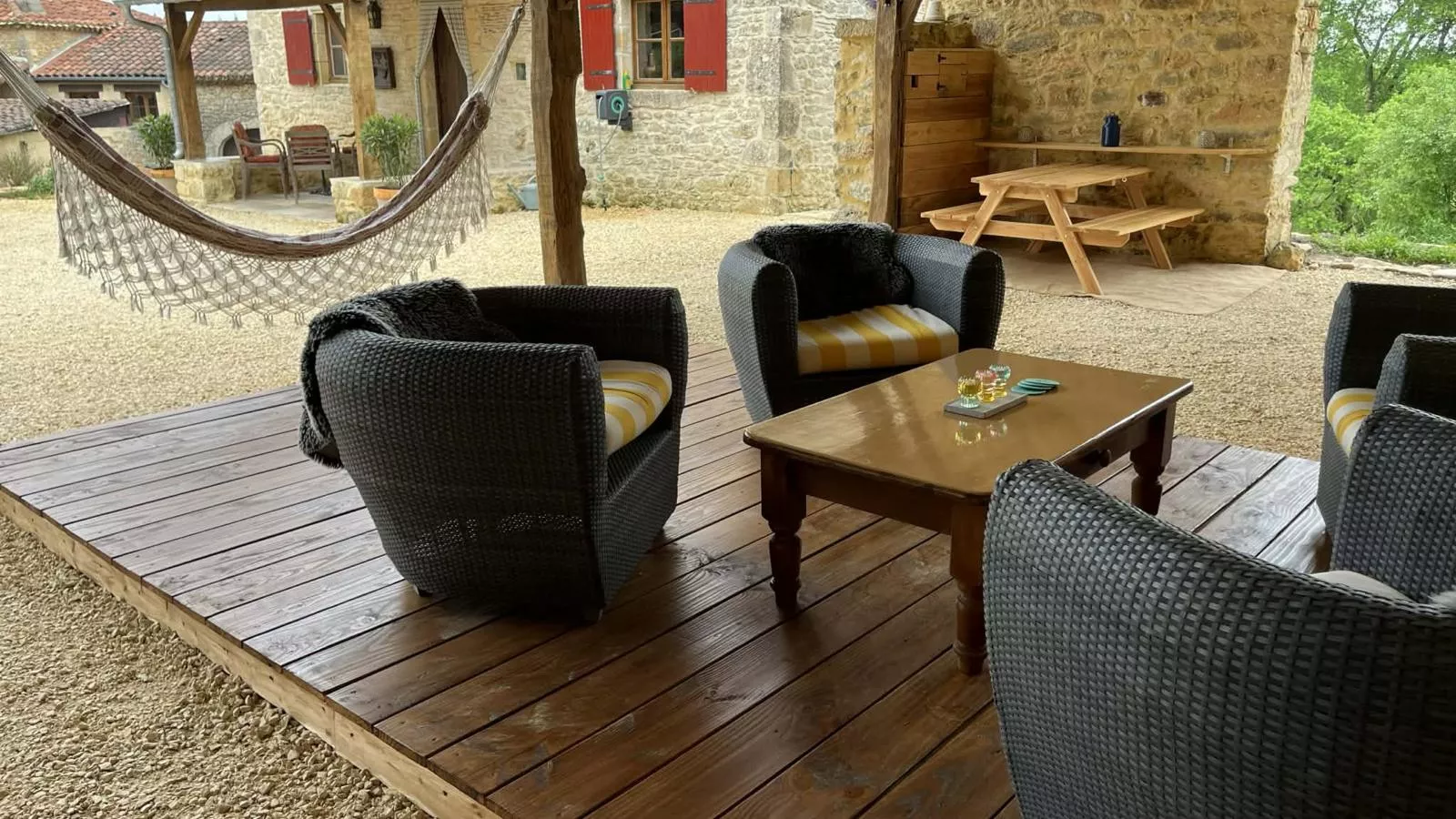 Le Mas dAmour - Terrasbalkon