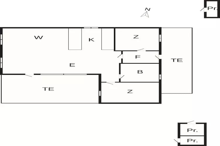 4 sterren vakantie huis in Løgstør - Plattegrond