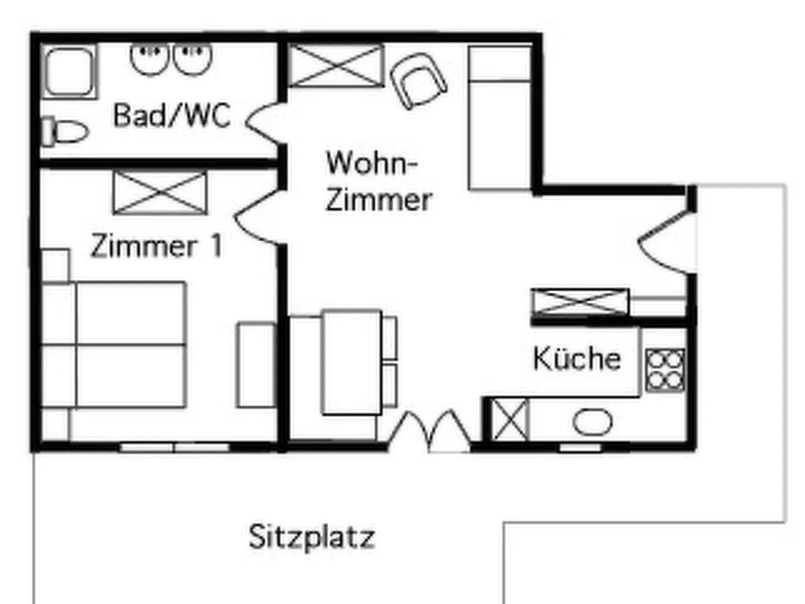 Ferienwohnungen Senda 495D, (Scuol) - Binnen