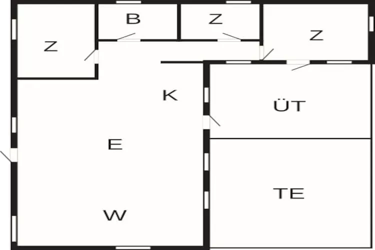 Huis met prachtig uitzicht - Plattegrond