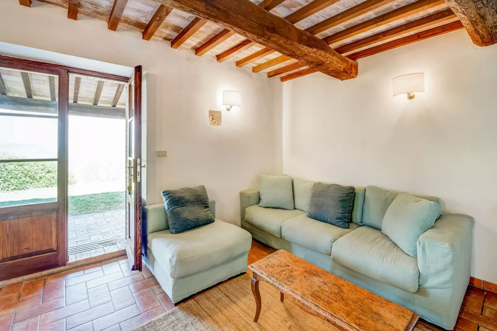 Podere Bellavista - Woonkamer