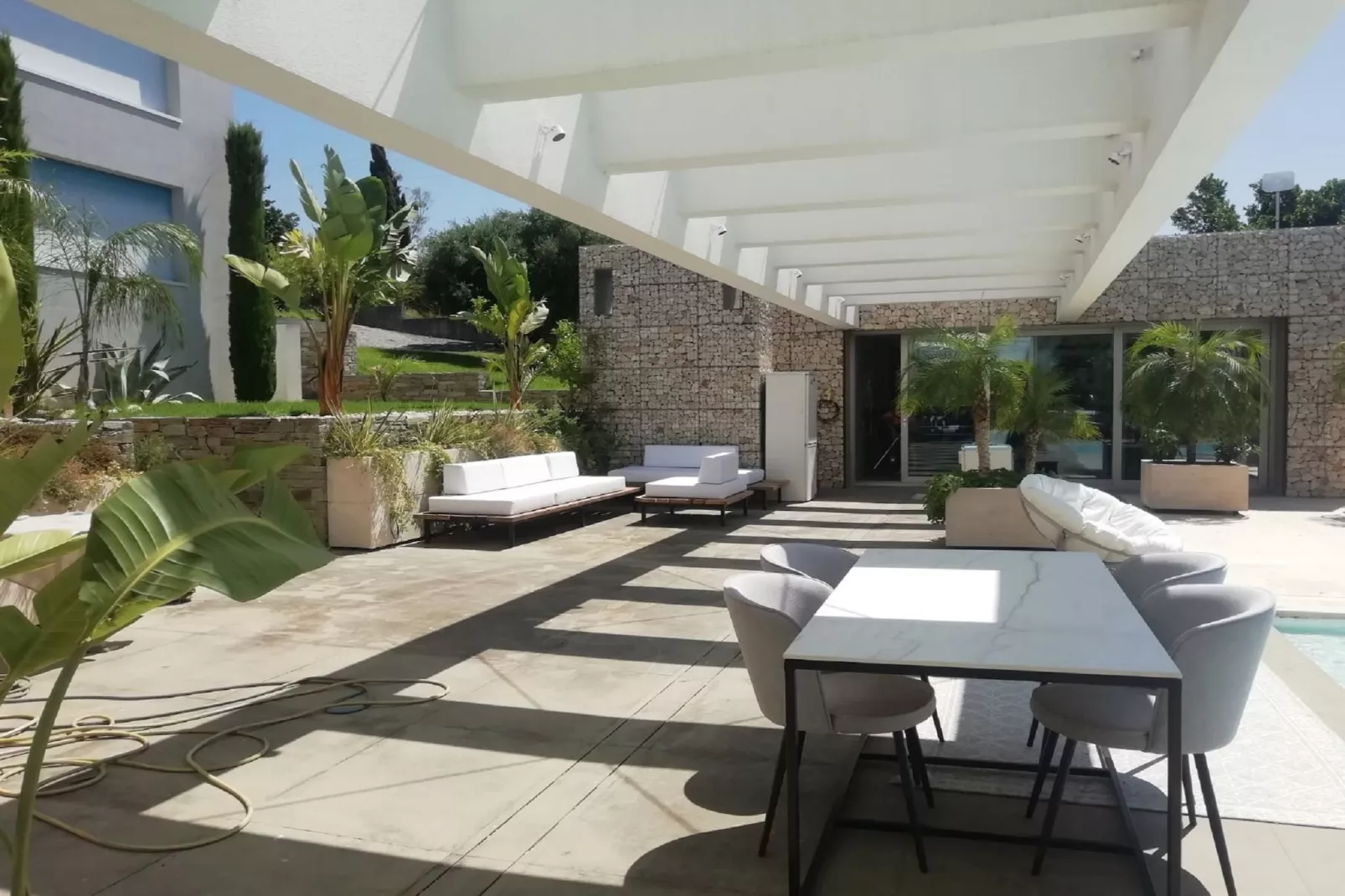 Luxury Villa at Vrahniou - Terrasbalkon