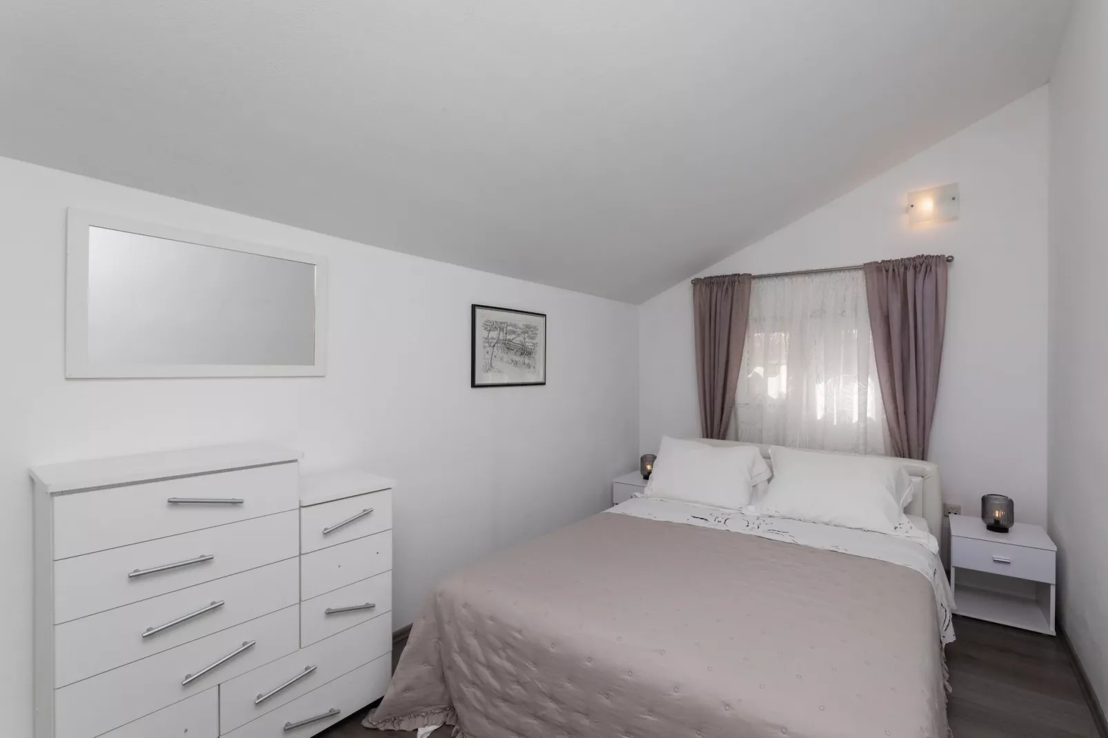 Apartments Roda - Comfort One Bedroom Apartment with Terrace (Kate) - (ST) - Slaapkamer